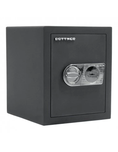 coffre-fort-anti-effraction-Coffre Fort Rottner Toscana 50 Db Silvergrey Serrure À Clé-1